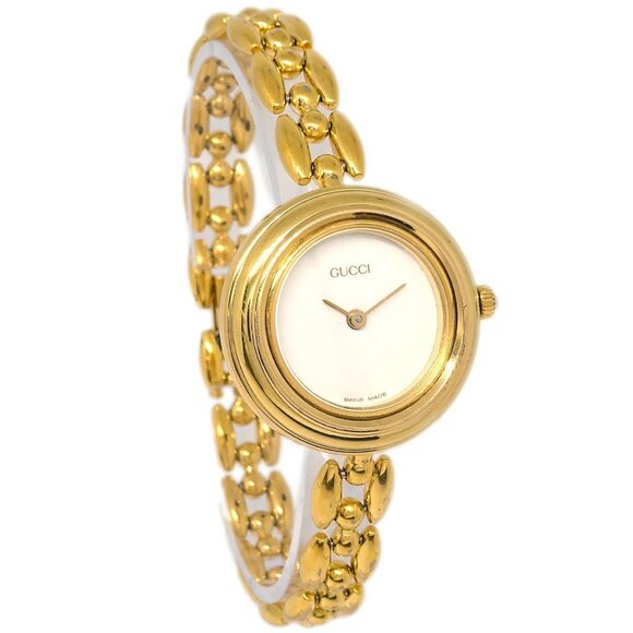 Gucci 11/12.2 Change Bezel Chameleon Quartz Watch SS 177536 - Picture 1 of 7